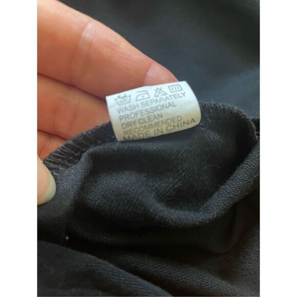 MAGICMK Women Long Sleeve Print Lips Slim Fitted Knee Length Sweatshirt with Poc - Picture 5 of 10